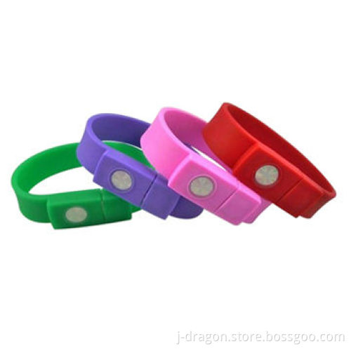 Wristband USB Flash Drive with 1 to 32GB Storage, Suitable for Christmas Gifts, OEM Order Welcomed